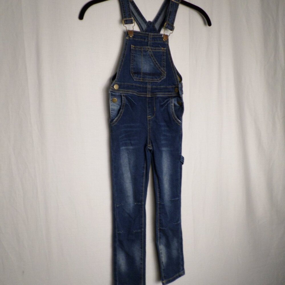 Kidscool Space Youth Overalls Denim Deep Blue Sz 5/6 yrs NWT